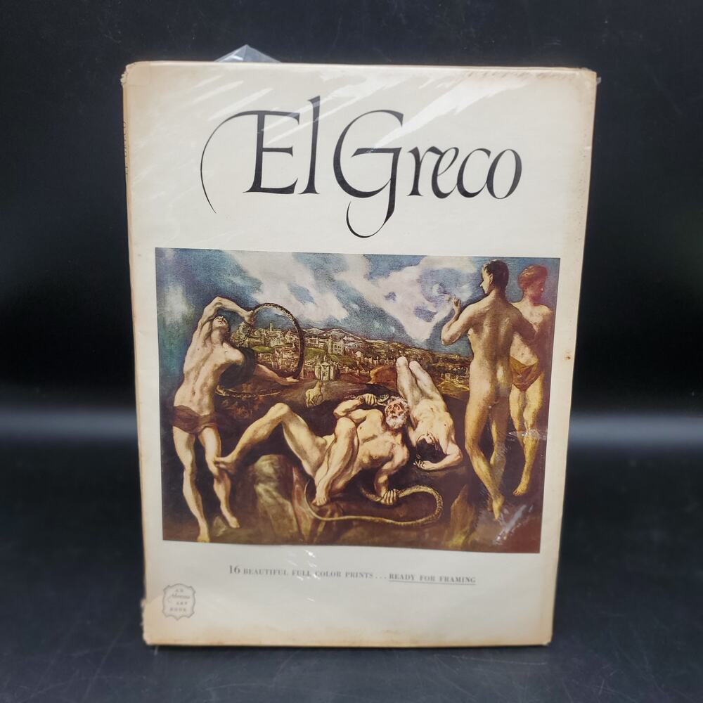 Vintage 1952 El Greco Portfolio 16 Color Prints Harry N Abrams Ready to Frame